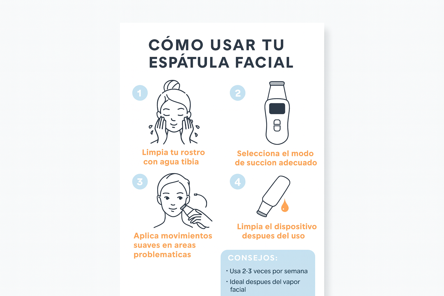 Espátula para Piel Limpia